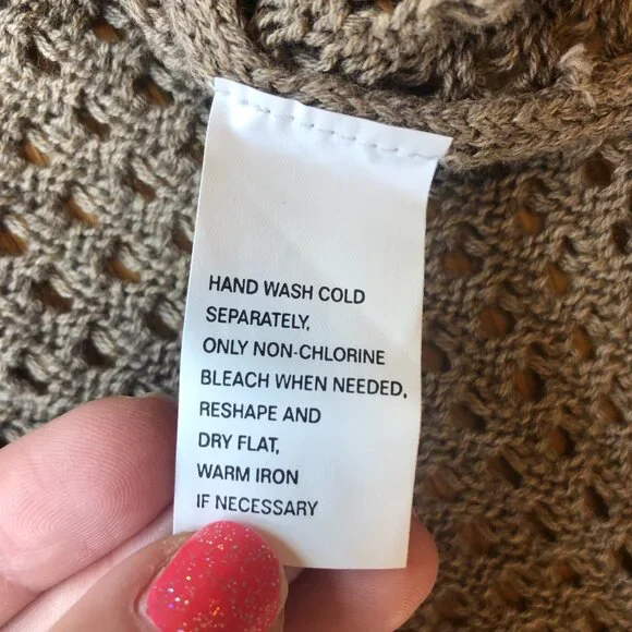 Jeanne Pierre Taupe Knit Sweater Size Medium NWT - Picture 3 of 8